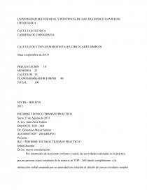 Carreteras informe. Página 1