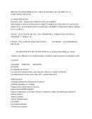 PROYECTO SOCIOFORMATIVO: FORTALECIENDO LOS VALORES EN LA COMUNIDAD ESCOLAR