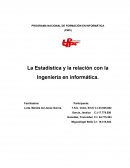 La Estadística y la relación con la Ingeniería en informática