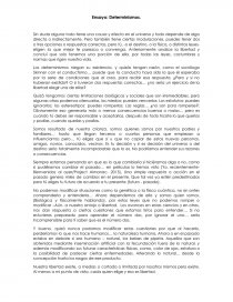 Determinismos. Página 1