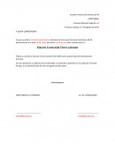 Constancia de aceptacion para primaria