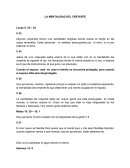 La Mentalidad del Creyenta