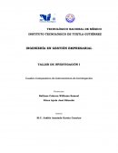 Clasificación de estudios. Cuadro Comparativo de Instrumentos de Investigación