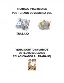 DORT (DISTURBIOS OSTEOMUSCULARES RELACIONADOS AL TRABAJO)