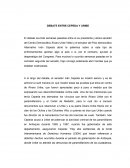 DEBATE ENTRE CEPEDA Y URIBE