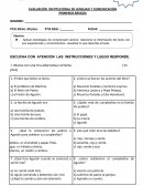 Prueba El festin de agustin