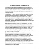 Sexualidad en la adolescencia. Como tema principal de la plática de la psicóloga Giovanna