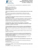 CUESTIONARIO PARA LA DESCRIPCIÓN Y EL ANÁLISIS DEL PUESTO