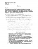 Las emociones involucran tres componentes principales: Indice