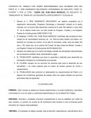 CONTRATO DE TRABAJO POR TIEMPO INDETERMINADO