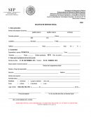 SOLICITUD DE SERVICIO SOCIAL