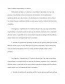 La dislexia como problema de aprendizaje