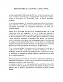 La Responsabilidad Social Empresarial (RSE)
