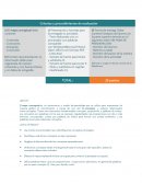 Criterios y procedimientos de evaluación