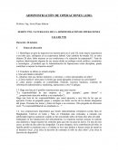 SESIÓN N°01: NATURALEZA DE LA ADMINISTRACIÓN DE OPERACIONES