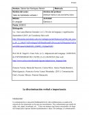 Discriminación verbal