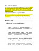 Acreditacion institucional. Funciones del Comité