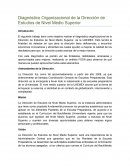 Diagnóstico Organizacional de la Dirección de Estudios de Nivel Medio Superior