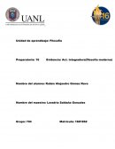 En esta actividad hablare sobre los aspectos de la filosofía moderna.