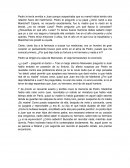 Narracion Pedro se dirigió a la casa de Marowsko, el viejo farmacéutico lo reconoció.