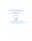 Investigación de mercado marketing