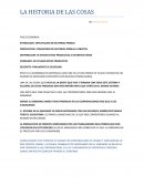 La historia de las cosas. Fases economia