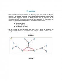 Solucion problema de diseño red y asignacion IP. Página 1