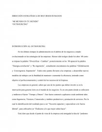“OUTSOURCING” INTRODUCCIÓN AL OUTSOURCING. Página 1