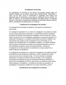 Investigacion de mercado