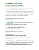 CLASES DE CONTRATOS Según la forma ¿qué clases de contrato de trabajo existen?