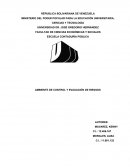 Ambiente de control y evauación de riesgos