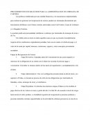 PROCEDIMIENTOS ESTABLECIDOS PARA LA ADMINISTRACION DE COBRANZA DE CARTERA