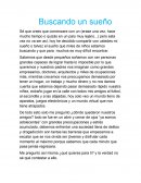 Buscando un sueño