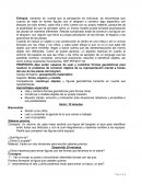 Competencia: construye objetos y figuras geométricas tomando en cuenta sus características.