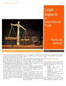 Legal Aspects in International Trade