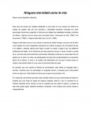 Ninguna eternidad como la mia