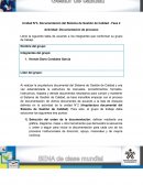 Unidad N°3. Documentación del Sistema de Gestión de Calidad - Fase 2