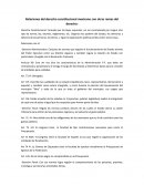 Relaciones del Derecho Constitucional y otras ramas, con articulos especificos