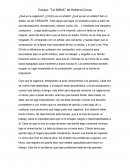 Ensayo La Nona de Roberto Cossa