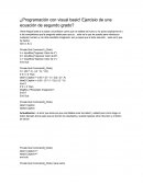 Programacion con visual basic