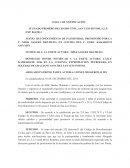 AUTO DE RADICACION RECONOCIMIENTO DE PATERNIDAD