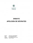 ENSAYO APOLOGÍA DE SÓCRATES