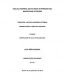 OBSERVACION CLASE SECUNDARIA