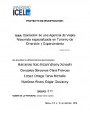 Operación de una Agencia de Viajes Mayorista especializada en Turismo de Diversión y Esparcimiento