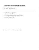Constituciones de venezuela