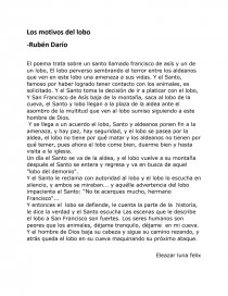 Los Motivos Del Lobo Resúmenes Eleazar Luna