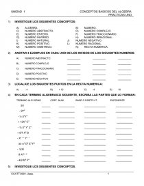 Algebra. Página 1