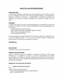PRACTICA #4 PSEUDOCÓDIGO
