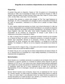 Biografías de los senadores independientes de Estados Unidos