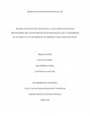 EFECTOS DE LA SITUACIÓN ESTUDIANTES TRABAJADORES DEL DEPARTAMENTO DE TRABAJO SOCIAL DE LA UNIVERSIDAD DE ANTIOQUIA EN SU RENDIMIENTO ACADÉMICO Y RELACIONES SOCIALES